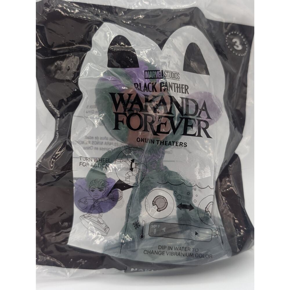 Black Panther Wakanda Forever Nakai Action Figure McDonalds Happy Meal Toy